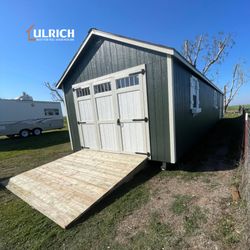 14x40 Storage Shed / Workshop with Ramp