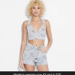 Denim Crop Top