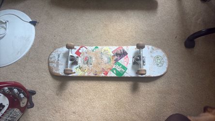Used skateboard