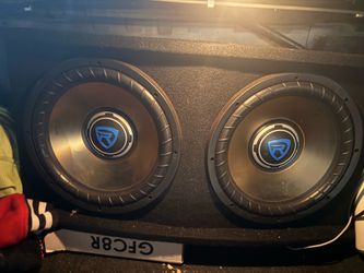 12 inch subwoofers & amp combo