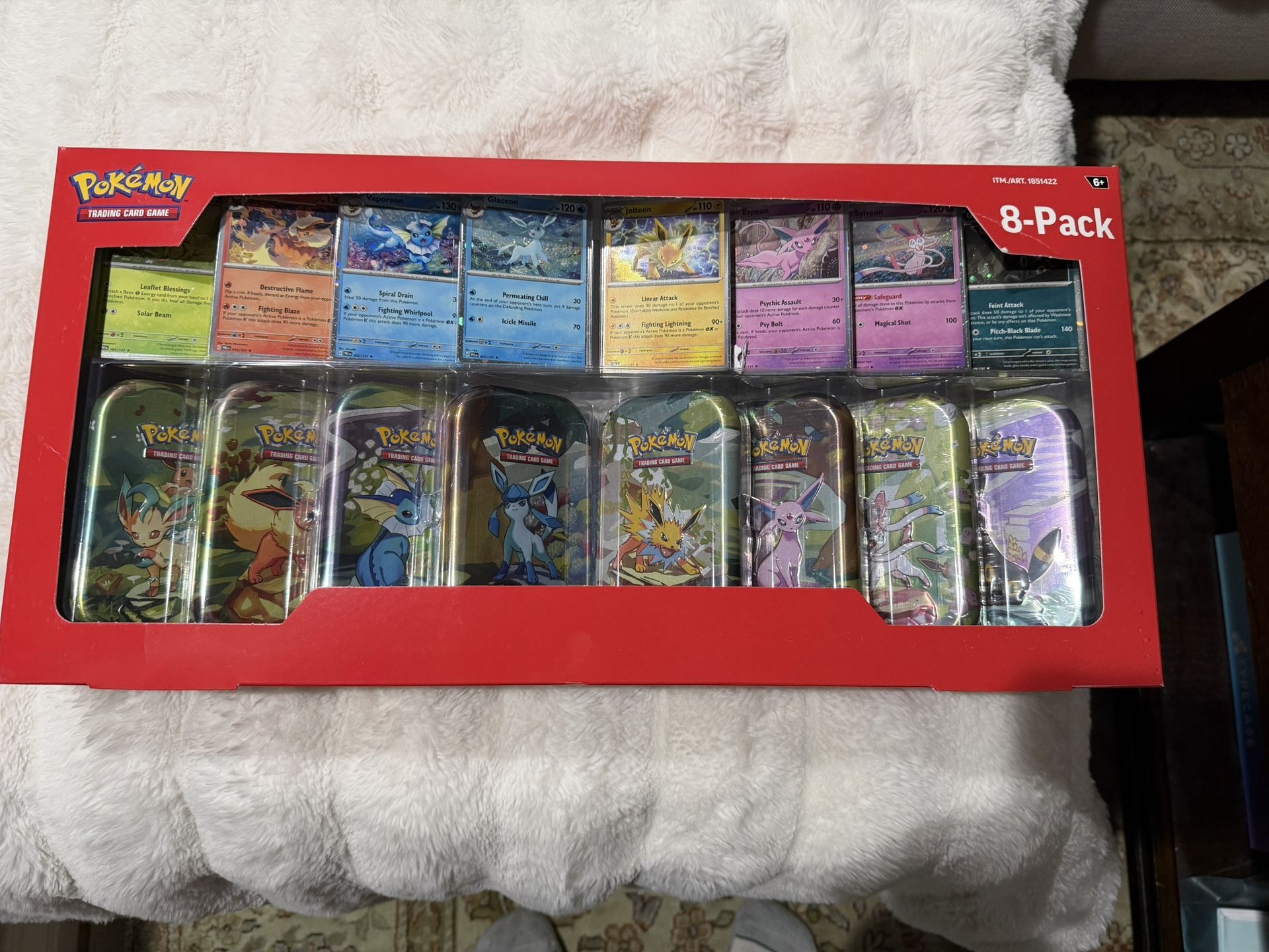 Pokémon: Prismatic Evolutions Mini Tin 8-Pack - Costco