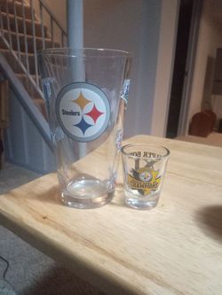 Steelers Superbowl glassware