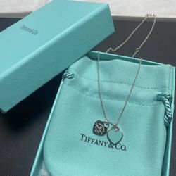 Tiffany And Co Double Heart Necklace 