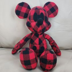 2019 Disney x American Eagle Mickey Mouse 11" Plaid Plush Special Edition