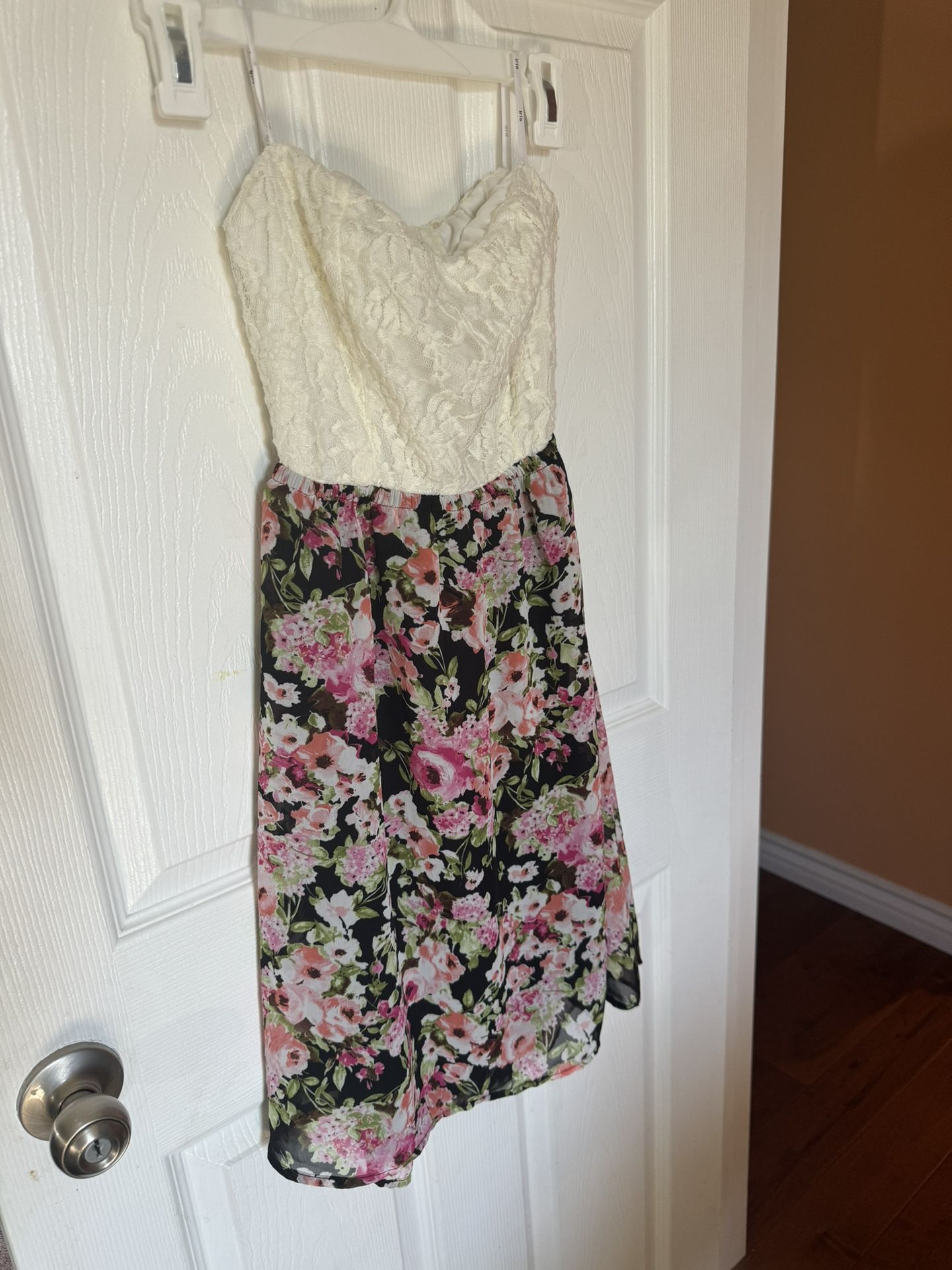 Strapless Summer Mini Dress