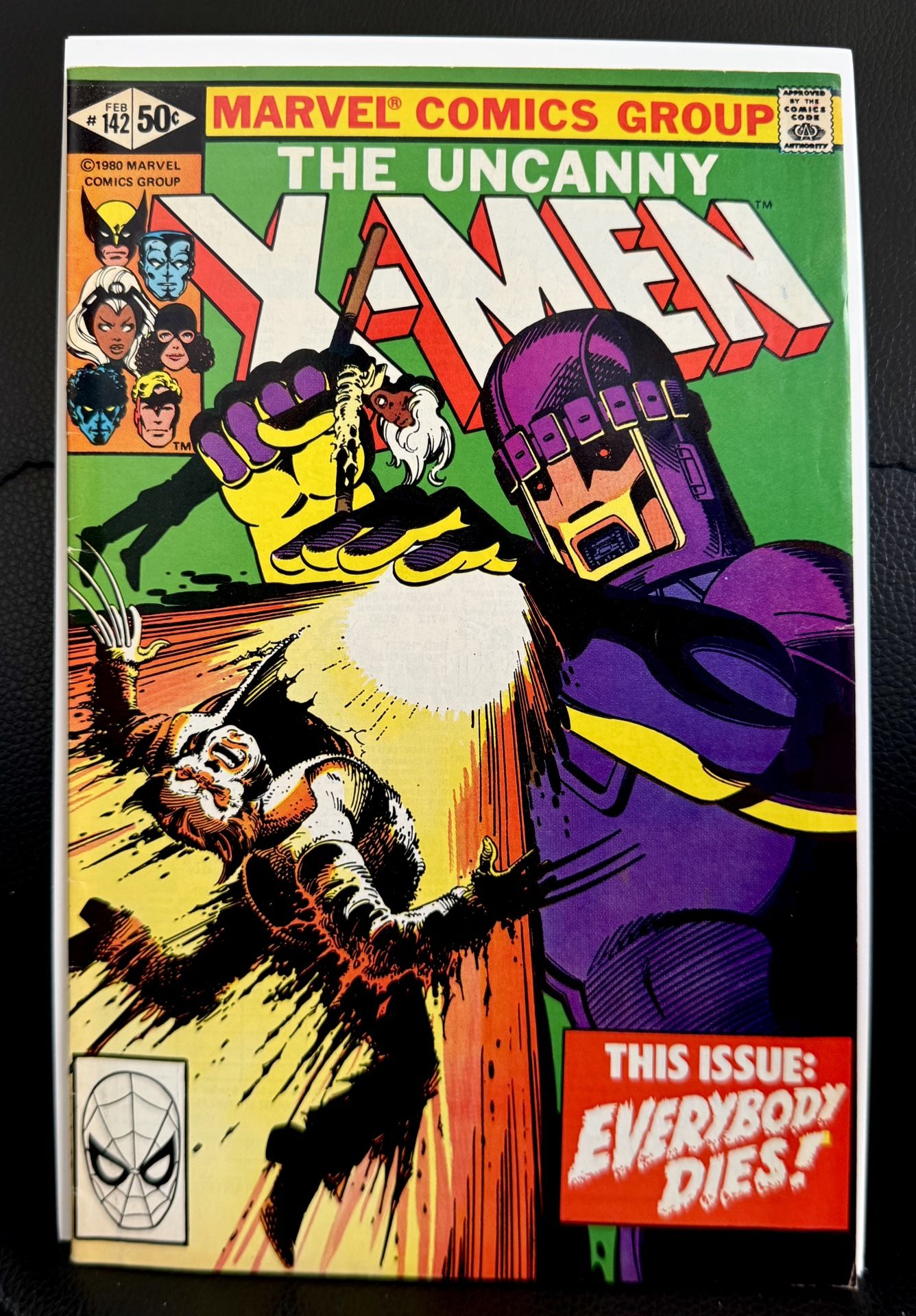 Uncanny X Men #142 Marvel 1981 Days of Future Past Death Wolverine Byrne