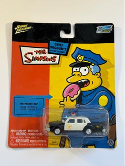 Johnny Lightning “The Simpsons” Chief Wiggum’s Police Cruiser