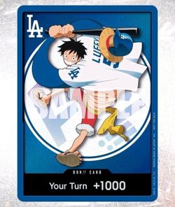 ONE PIECE Dodgers - TRADE DODGERS DON FOR EB02-010 - TRADE ONLY