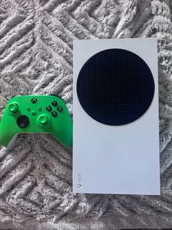 Xbox Series S Console with Green Controller