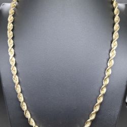 14K Gold Rope Chain