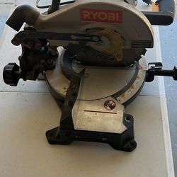 Ryobi TS1350 Chop Saw NEEDS PLASTIC SHROUD & COLLECTION SOCK