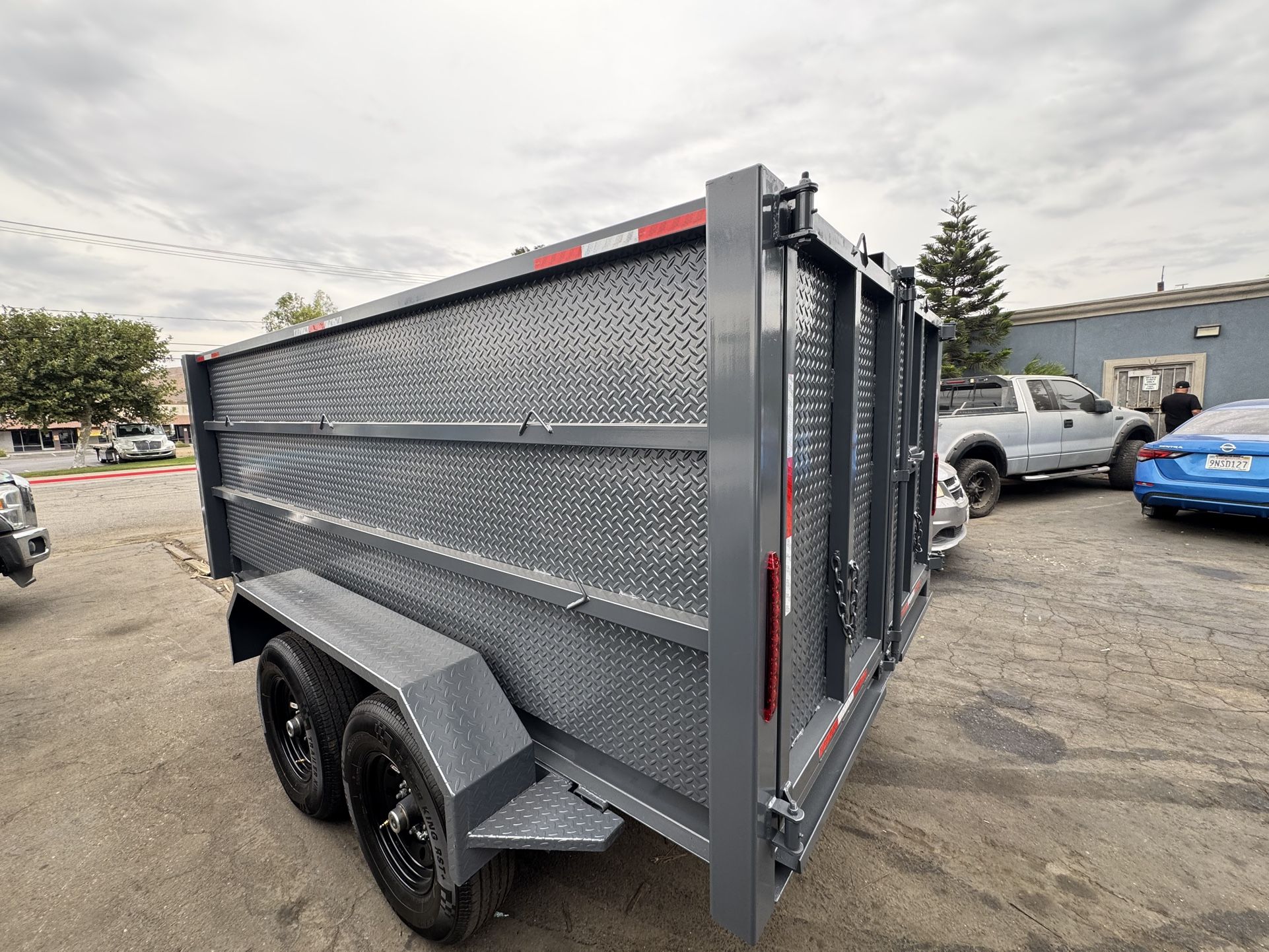 2025 8x12x4 Heavy Duty Dump Trailer Fully Loaded