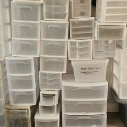 Lots Of Plastic Shelves