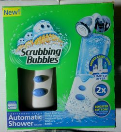 Scrubbing Bubbles Automatic Shower Cleaner With Caddy