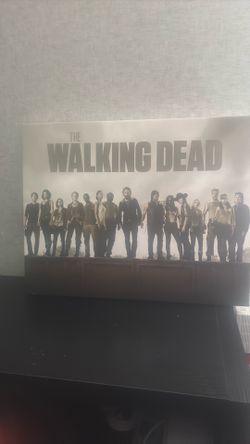 The Walking Dead canvas poster