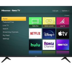 Hisense 50” 4K UHD Roku Smart TV 