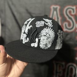Black Yankees fitted 7 3/8 