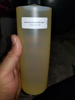 16 oz bottle of 100% cologne/ perfume oils ($110 per bottle)