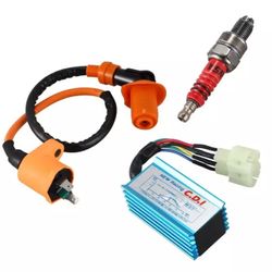 High Performance Racing 6-pin AC CDI + Ignition Coil For GY6 50cc 150cc Scooter, ATV, Go-kart