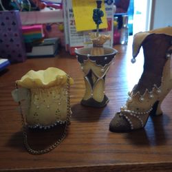 Classic Couture Mini Set Of Shoe Umbrella And Hat And Stand 