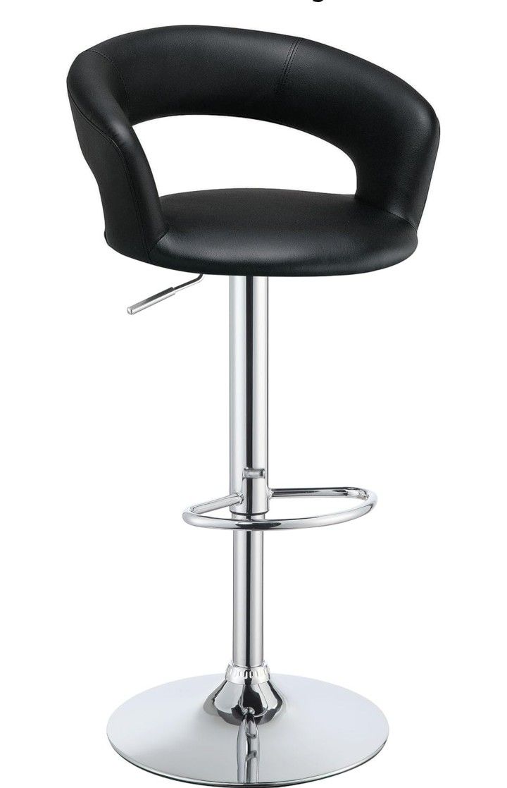 Grey Adjustable Bar Stool From Coaster Furniture 