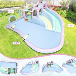 FREE INFLATABLE SLIDE/Splashpad With Tear