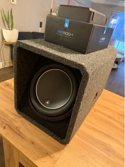 JL audio w6 12 & JL Audio rd500