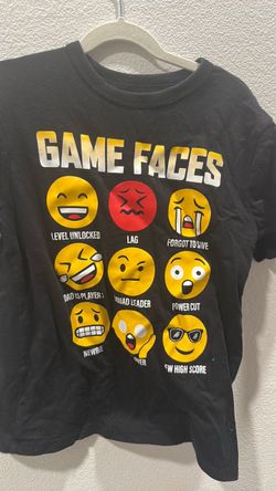 Game Faces Emoji Gaming Graphic T-Shirt