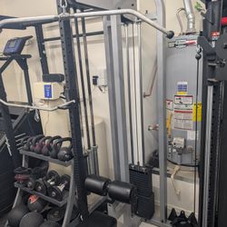 Lat Pull Down And Leg Curl/Extension 