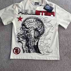Hellstar Cranium Tee Cream S