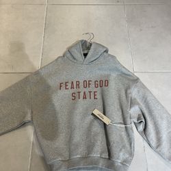 Essentials Fear Of God Fleece Hoodie Dark Heather