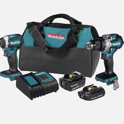 Makita 18V LXT Lithium-Ion Brushless Cordless 2-Piece Combo Kit