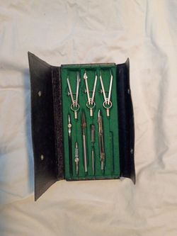 Vintage drafting kit