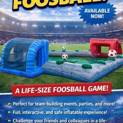 Human Foosball Inflatable Game Soccer 