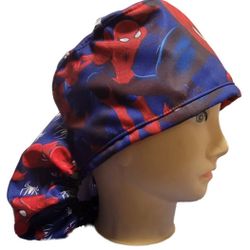 Ponytail Scrub Cap,surgical Cap,Nurse Dentist
