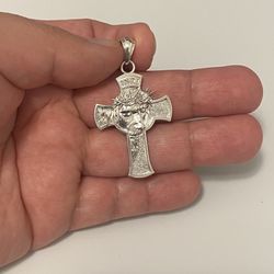925 Silver Cross Pendant 