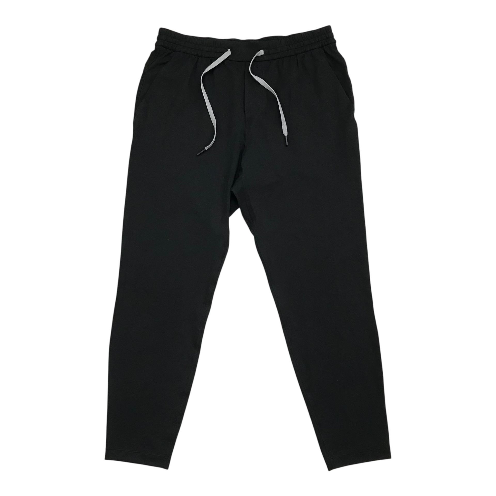 Lululemon Soft Jersey Tapered Pants Large L Mens Black Joggers Workout Gym Yoga
