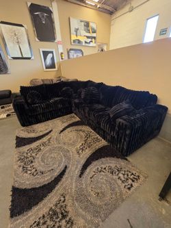 L shape couch new