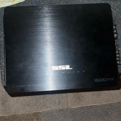1600 Watts  SSL Amp And 2 12 Inch PB Speakers 