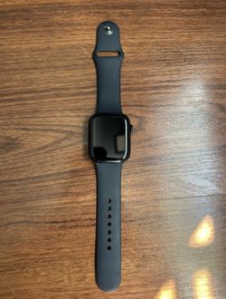 Apple Watch Series 7 45mm Aluminum Case with Sport Band - Midnight, Regular (GPS & Cellular)
