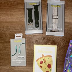 iPhone Charger + Watch Bands + Headphones+ Acsessories 