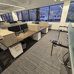 Long Office Share Desk