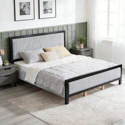 King bed frame new in box