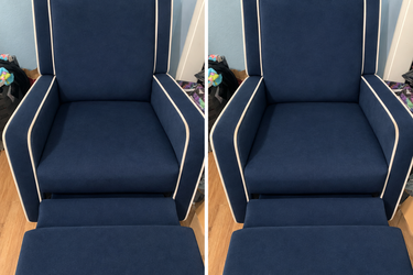 Blue couch rocker thing
