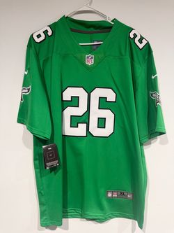 Eagles Saquon Barkley kelly green jersey