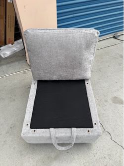 Multi-Purpose Floor Lounge Chair with Storage – Apartment Friendly