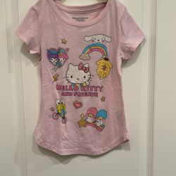 Girls Hello Kitty Shirt Size 4/5