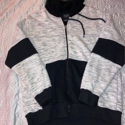 Hooded Zip Up Sweater