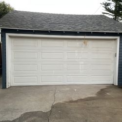 Standard Double Garage Door With Opener
