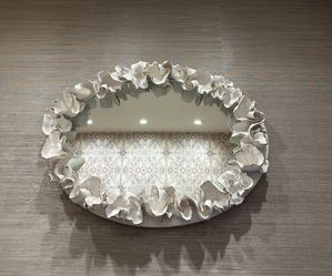 Made Goods Coco Mirror - White With Gold Edges